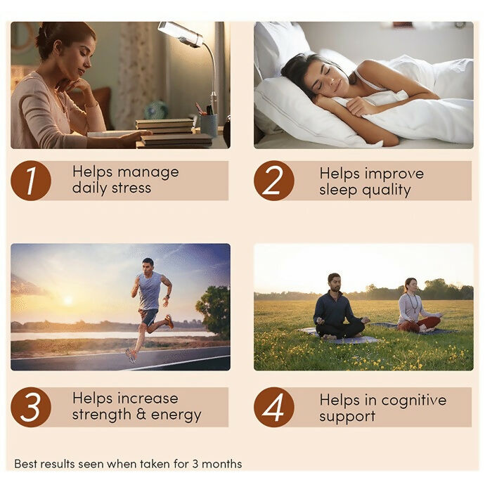 Zingavita Ayurveda Sustained Release Ashwagandha 300mg Capsules - Grab2buy