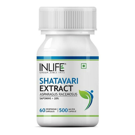 Inlife Shatavari Extract 500MG Capsules - Grab2buy