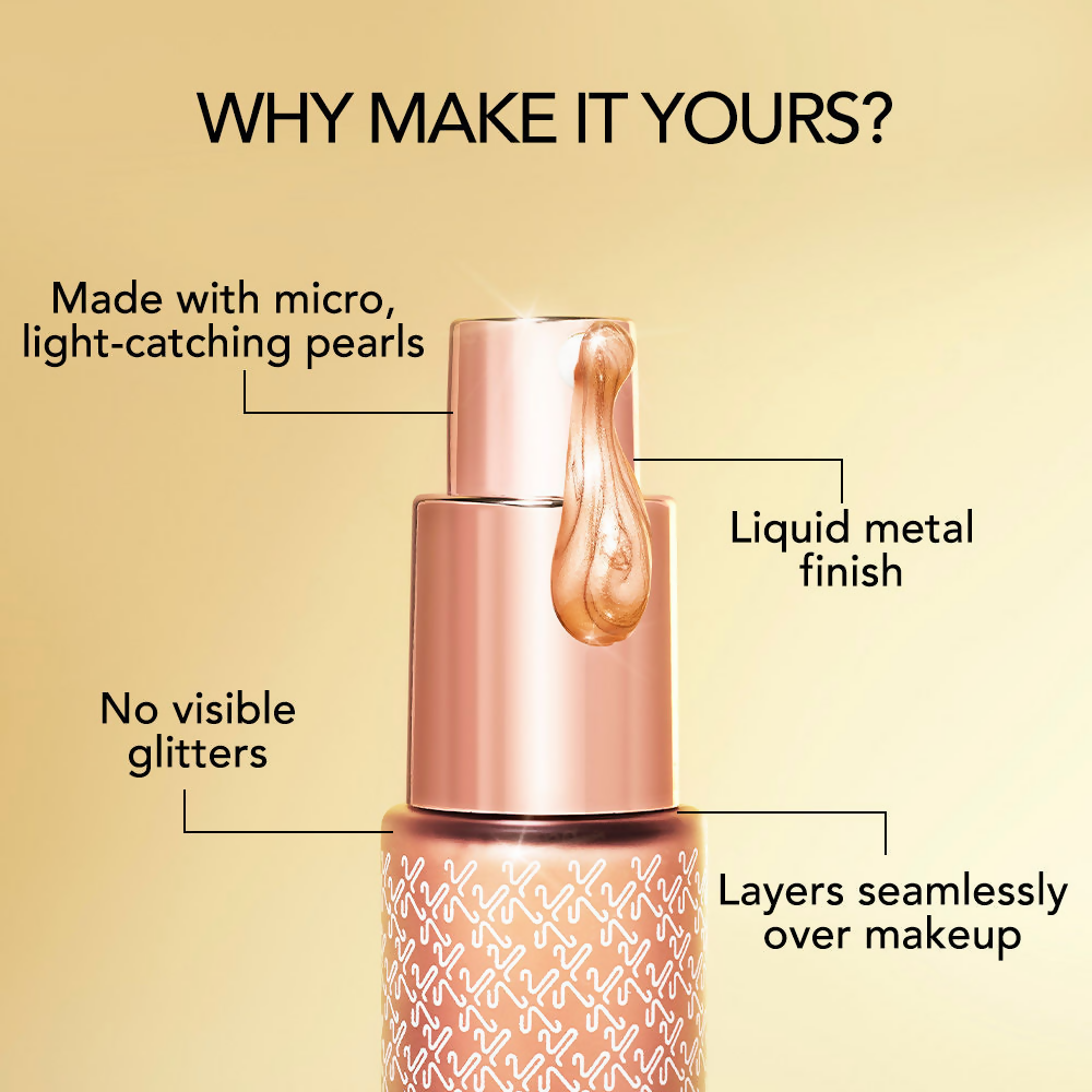 Kay Beauty By Katrina Kaif Hyper Gloss Liquid Luminizing Highlighter - Sparkling 