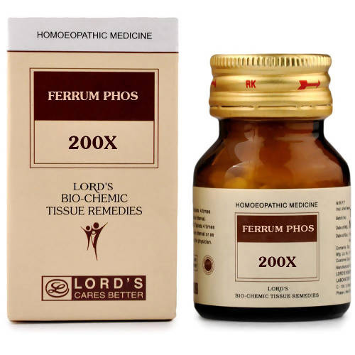 Lord's Homeopathy Ferrum Phos Biochemic Tablets 