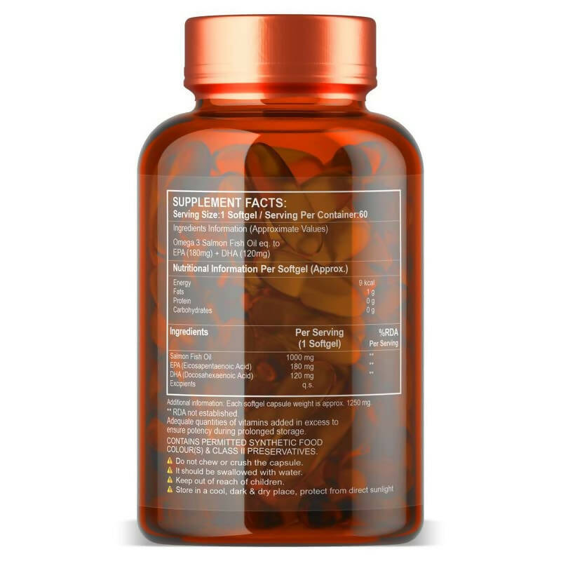 Nutrafirst Salmon Fish Oil Capsules - Grab2buy