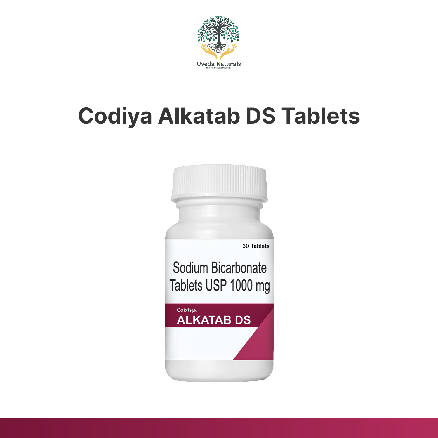 Uveda Naturals Codiya Alkatab DS Tablets 