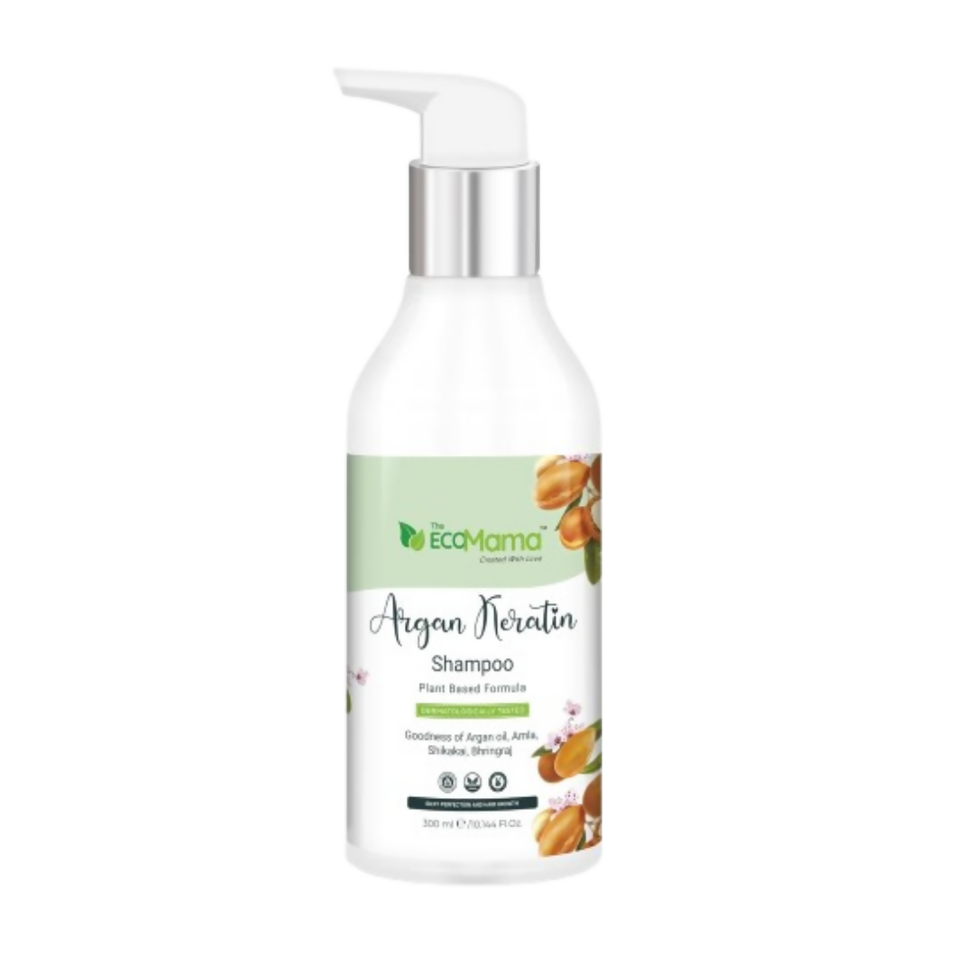 The Eco Mama Argan Keratin Shampoo With Amla Oil, Bhringraj Oil, and Vitamin E  Grab2Buy The Eco Mama Grab2Buy