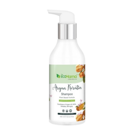The Eco Mama Argan Keratin Shampoo With Amla Oil, Bhringraj Oil, and Vitamin E  Grab2Buy The Eco Mama Grab2Buy
