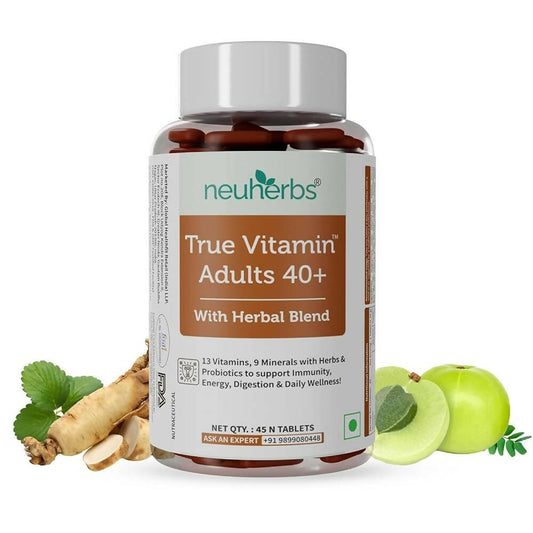 Neuherbs True Vitamin Adult 40+ Tablets - Grab2buy