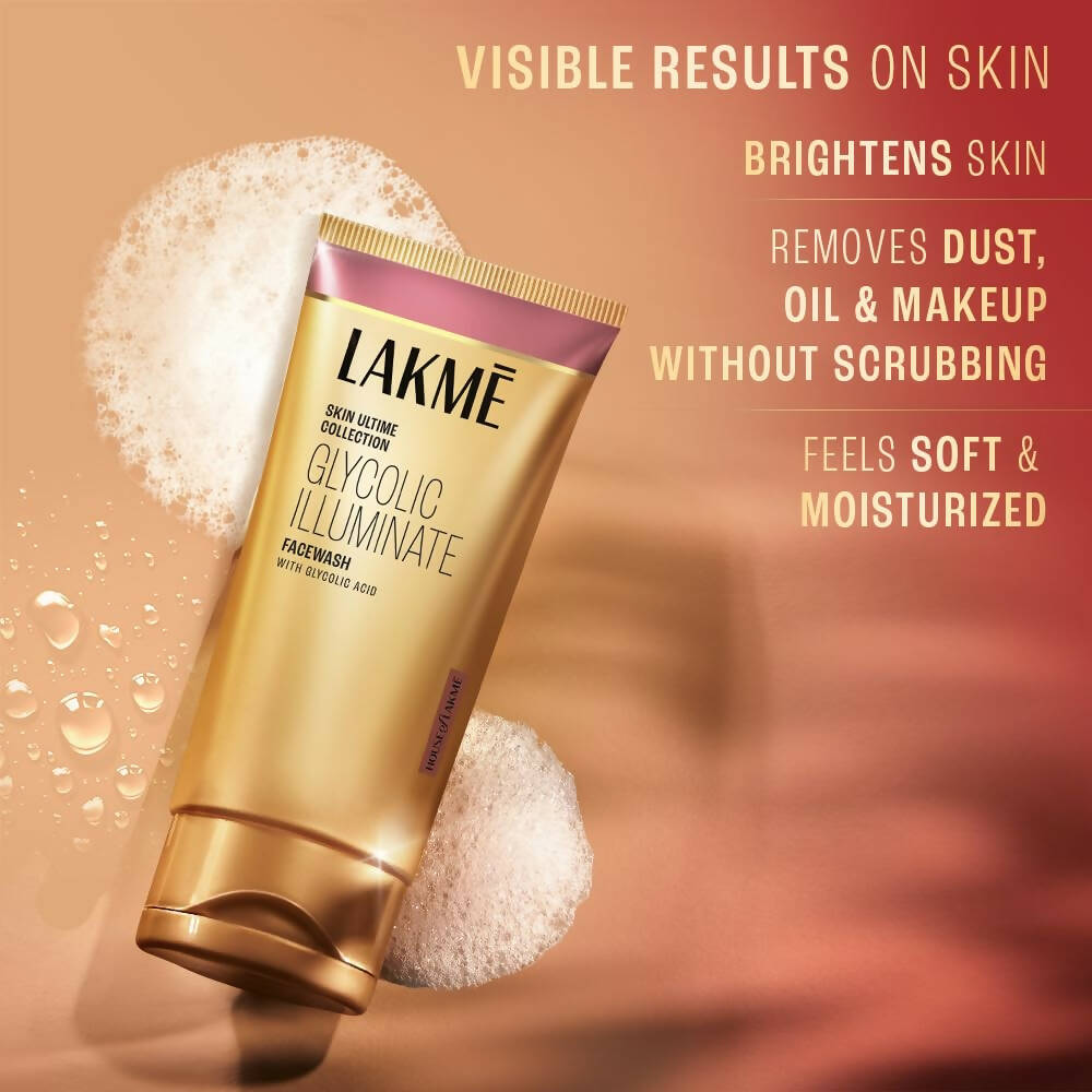 Lakme Glycolic Illuminate Facewash with Glycolic Acid - Grab2buy