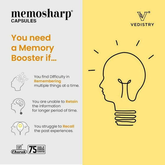 Vedistry Memosharp Capsules - Grab2buy