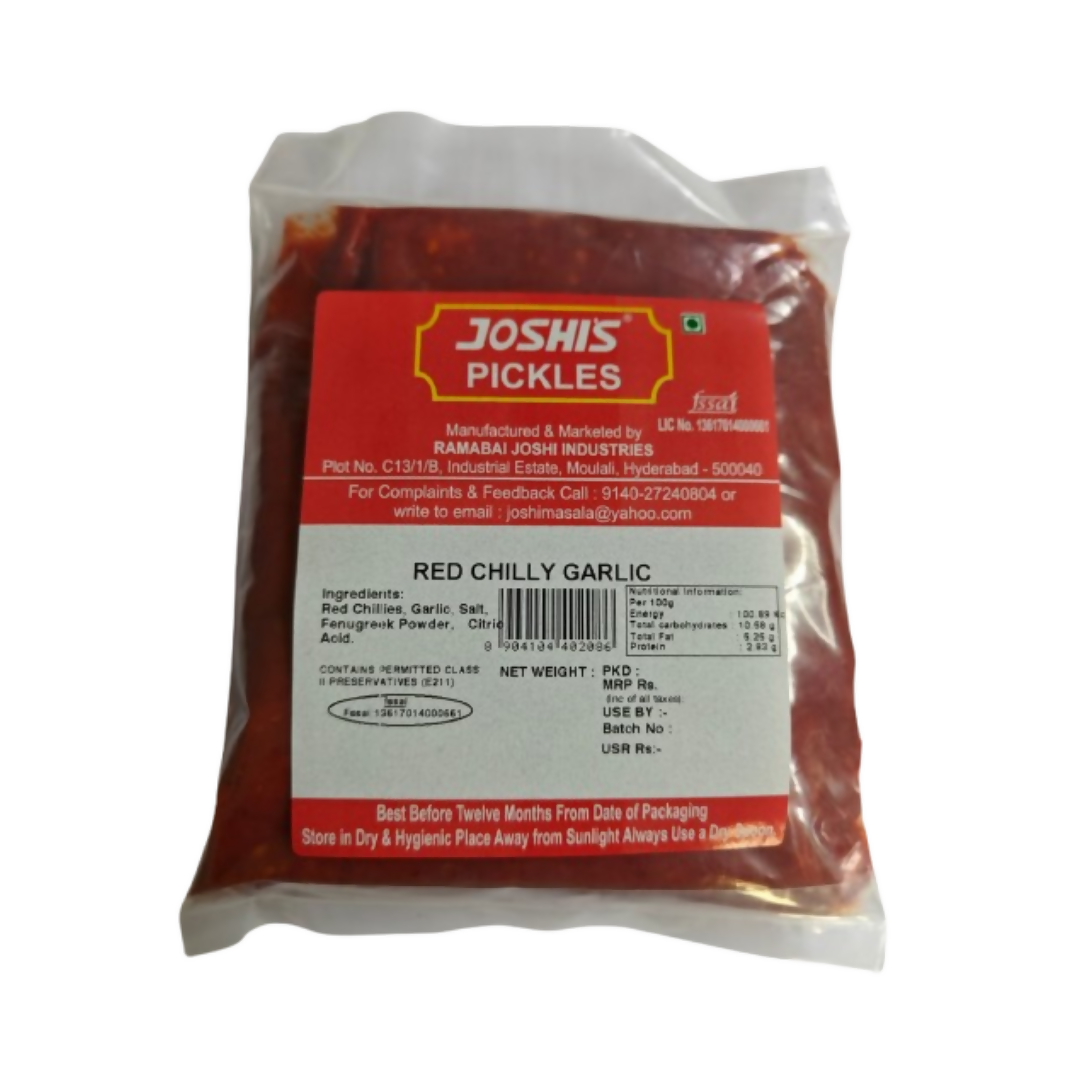 Joshi's Pickles Redchilly Garlic Pickle 