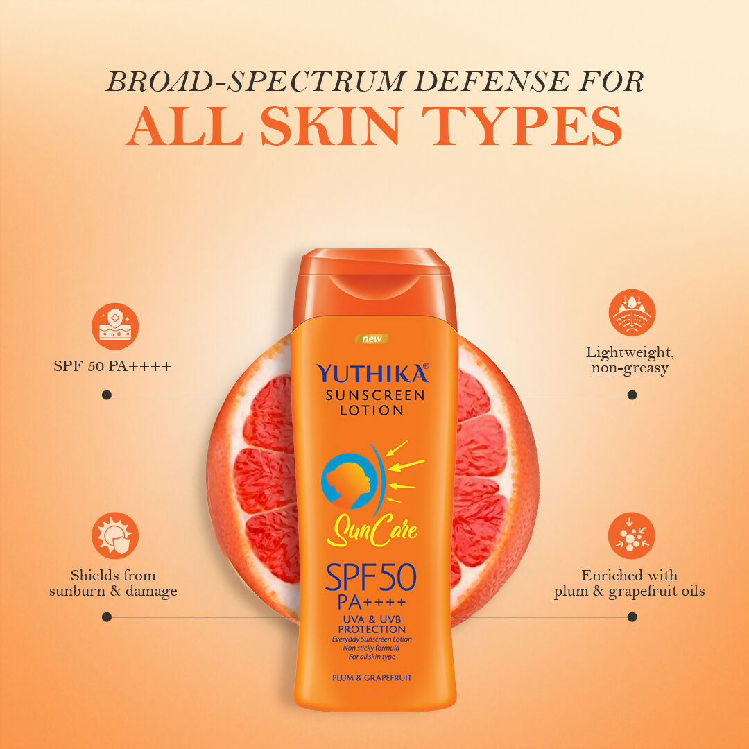 Yuthika Sunscreen Lotion Spf 50 Pa+++  Grab2Buy Yuthika Grab2Buy