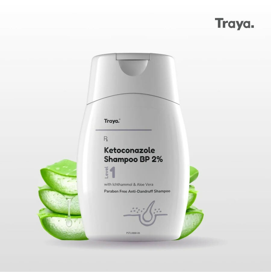 Traya Ketoconazole Shampoo BP 2% with Ichthammol & Aloe Vera  Grab2Buy Traya Grab2Buy
