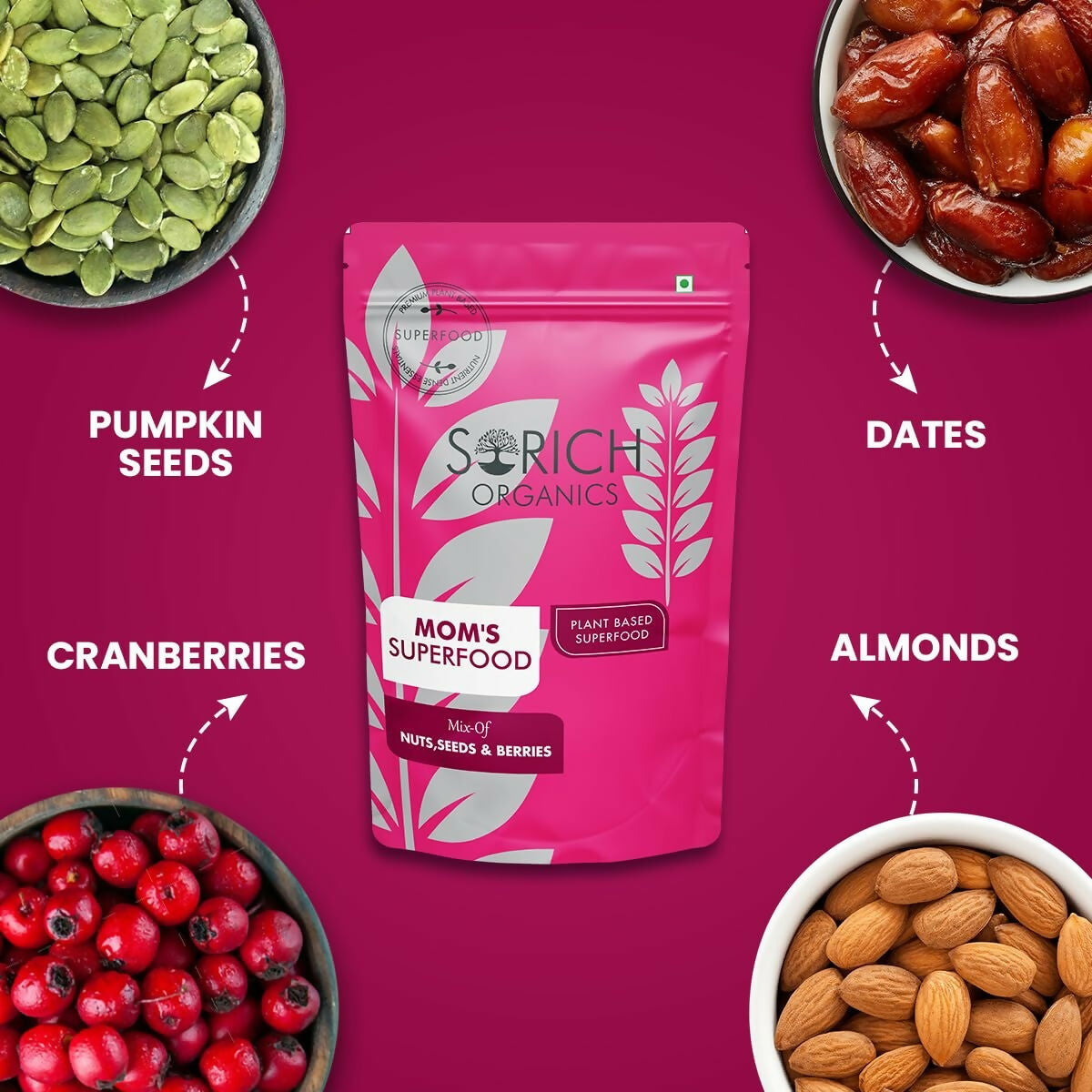 Sorich Organics Mother's Superfood Mix Nuts & Seeds 