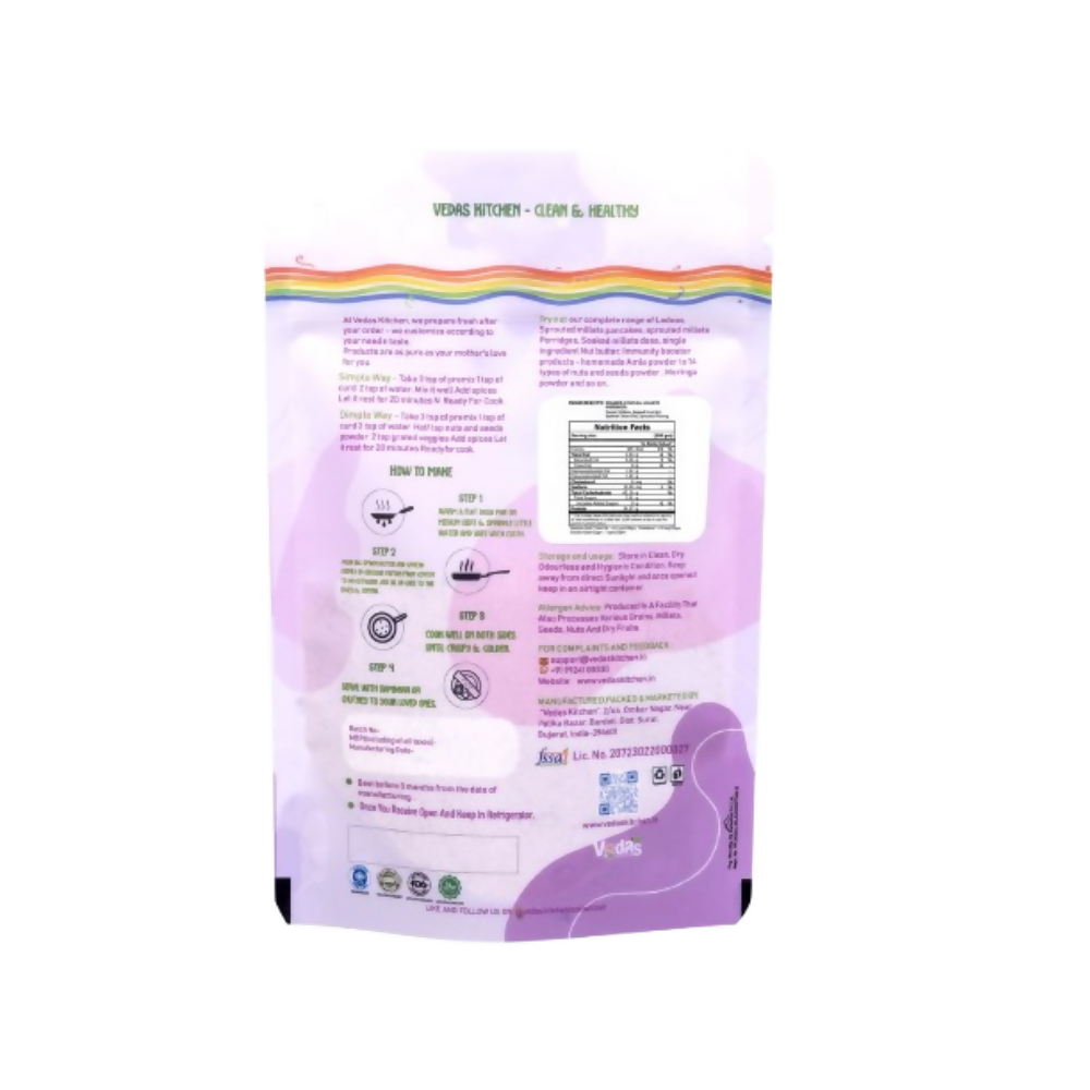 Vedas Kitchen Soaked Foxtail Millets Moringa Dosa Premix  Grab2Buy Vedas Kitchen Grab2Buy