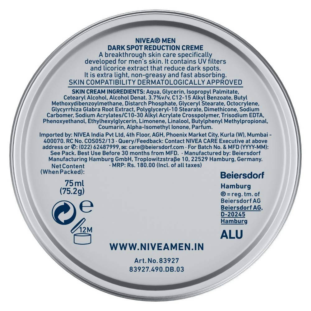 Nivea Men Dark Spot Reduction Crème 