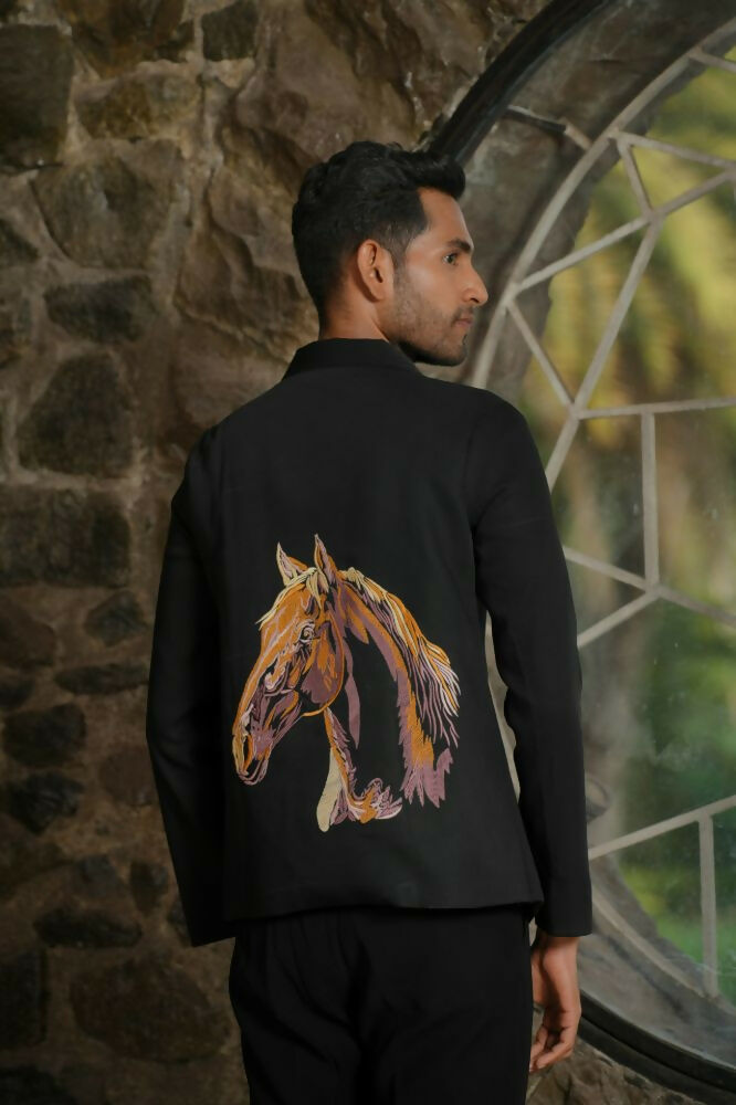 Stirrup Black Shacket by Hilo Design