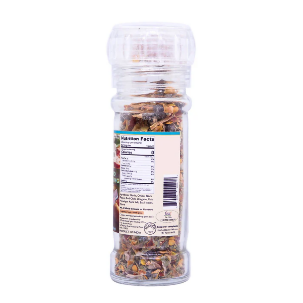 Tassyam Organics Milano Pizza Seasoning Grinder Bottle