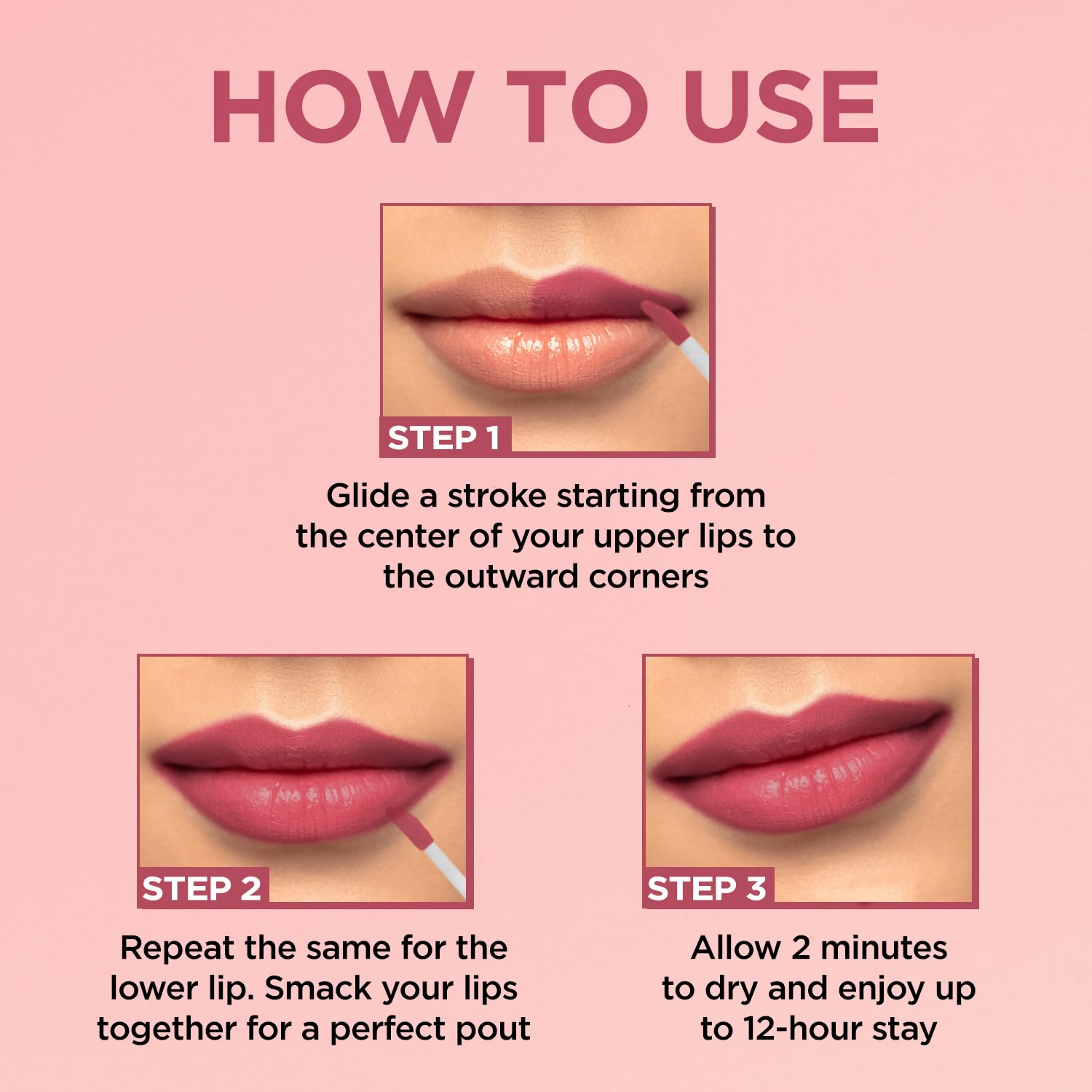 Enn Semi Matte Red Liquid Lipstick - Cosmo Pink 