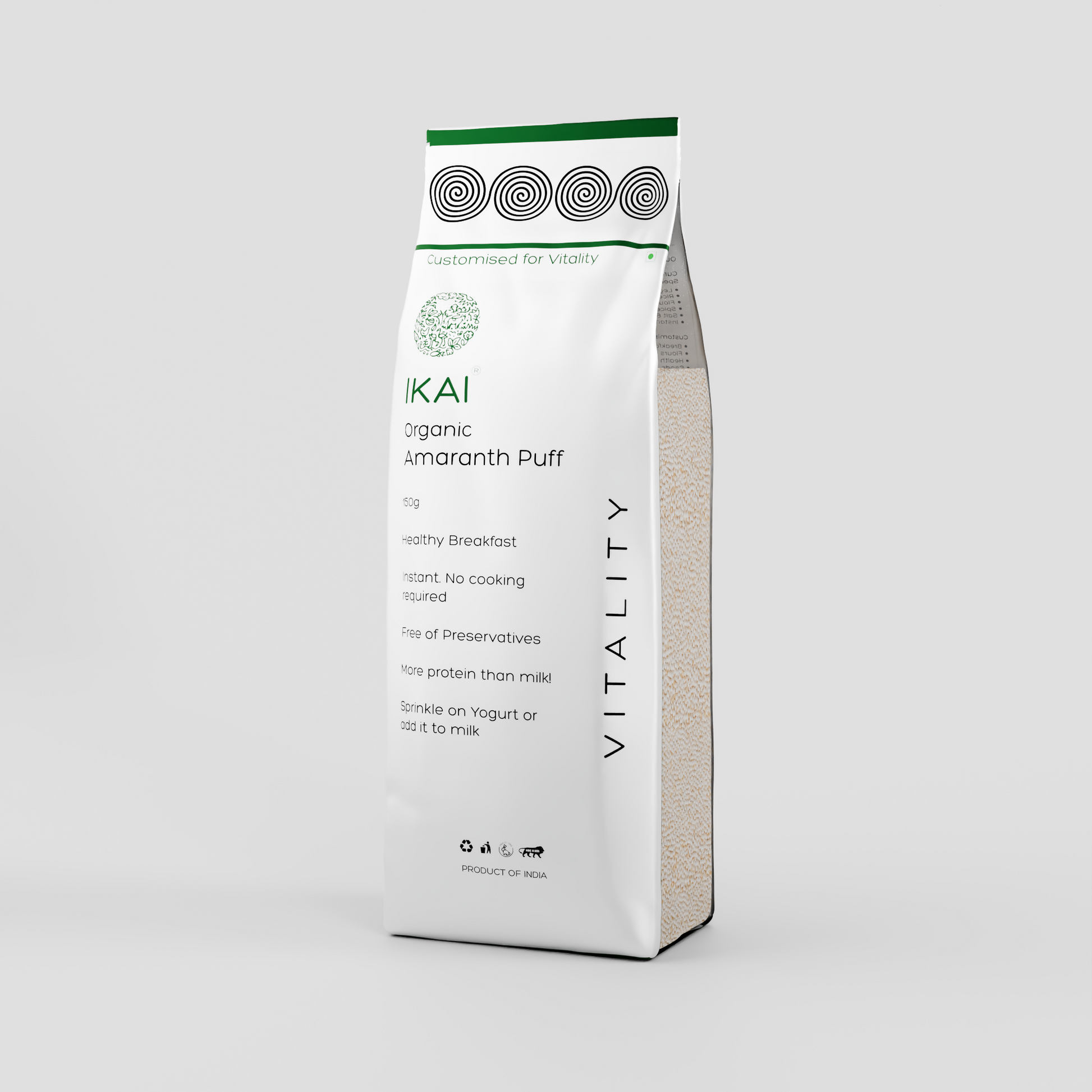 4 - Organic Amaranth Puff - 150 gm