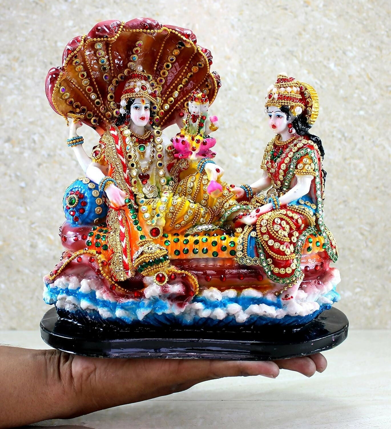 Esplanade - Vishnu With Laxmi In Ksheer Sagar Idol - Grab2buy