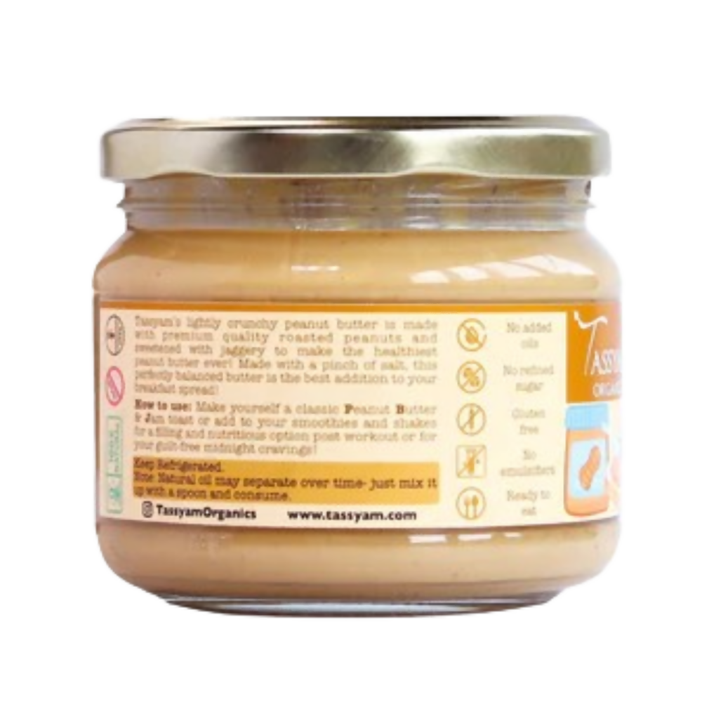 Tassyam Organics Crunchy Peanut Butter