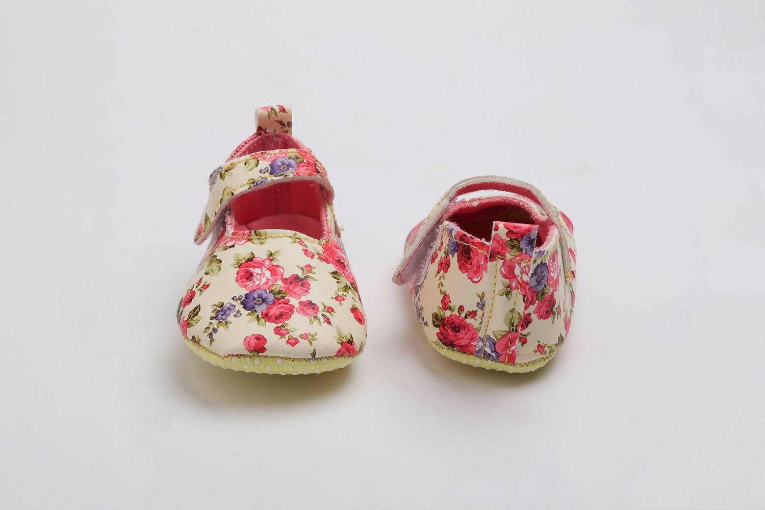 Tiny Bugs Girls Flowral Print Infants Booties - Pink  Grab2Buy Tiny Bugs Grab2Buy