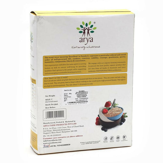Arya Farm Organic Steel Cut Oats - Grab2buy