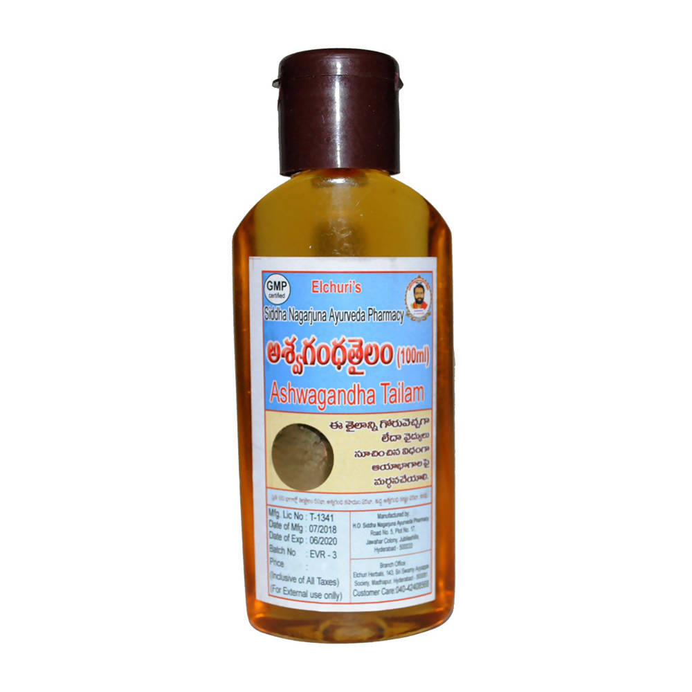 Siddha Nagarjuna Ayurveda Ashwagandha Tailam 