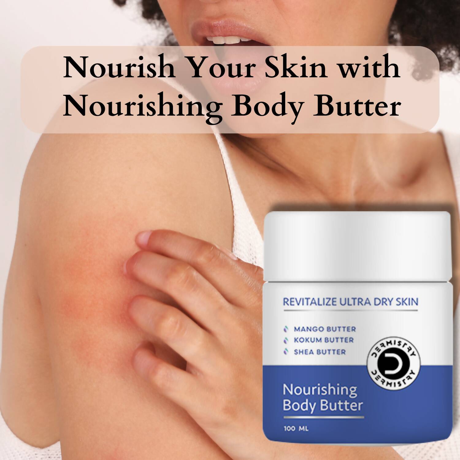 Dermistry Sensitive & Dry Skin Calming Body Butter & Body Milk Lotion 