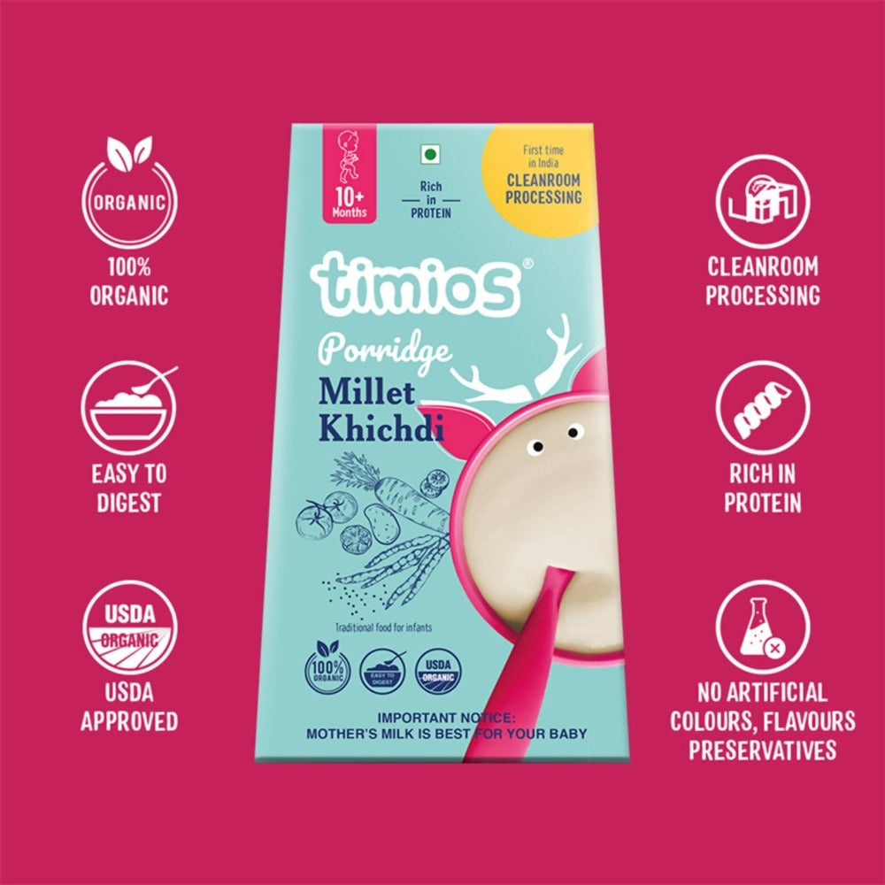 Timios Organic Millet Khichdi Porridge 