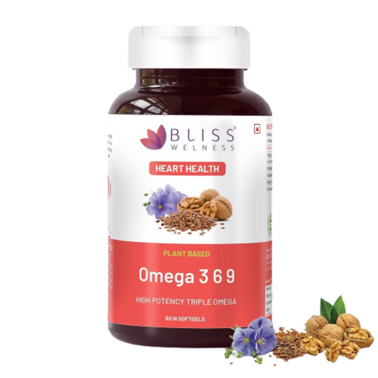 Bliss Welness Omega 3 6 9 Softgel Capsules - Grab2buy
