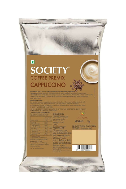 Society Cappuccino Premix Pouch 