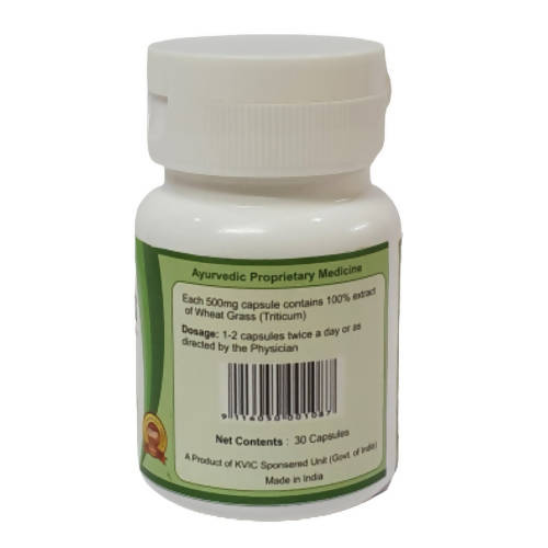 Deep Ayurveda Wheat Grass 500mg Veg Capsules - Grab2buy