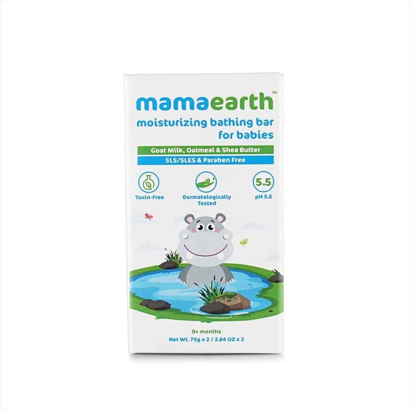 Mamaearth Moisturizing Bathing Bar Soap For Babies 