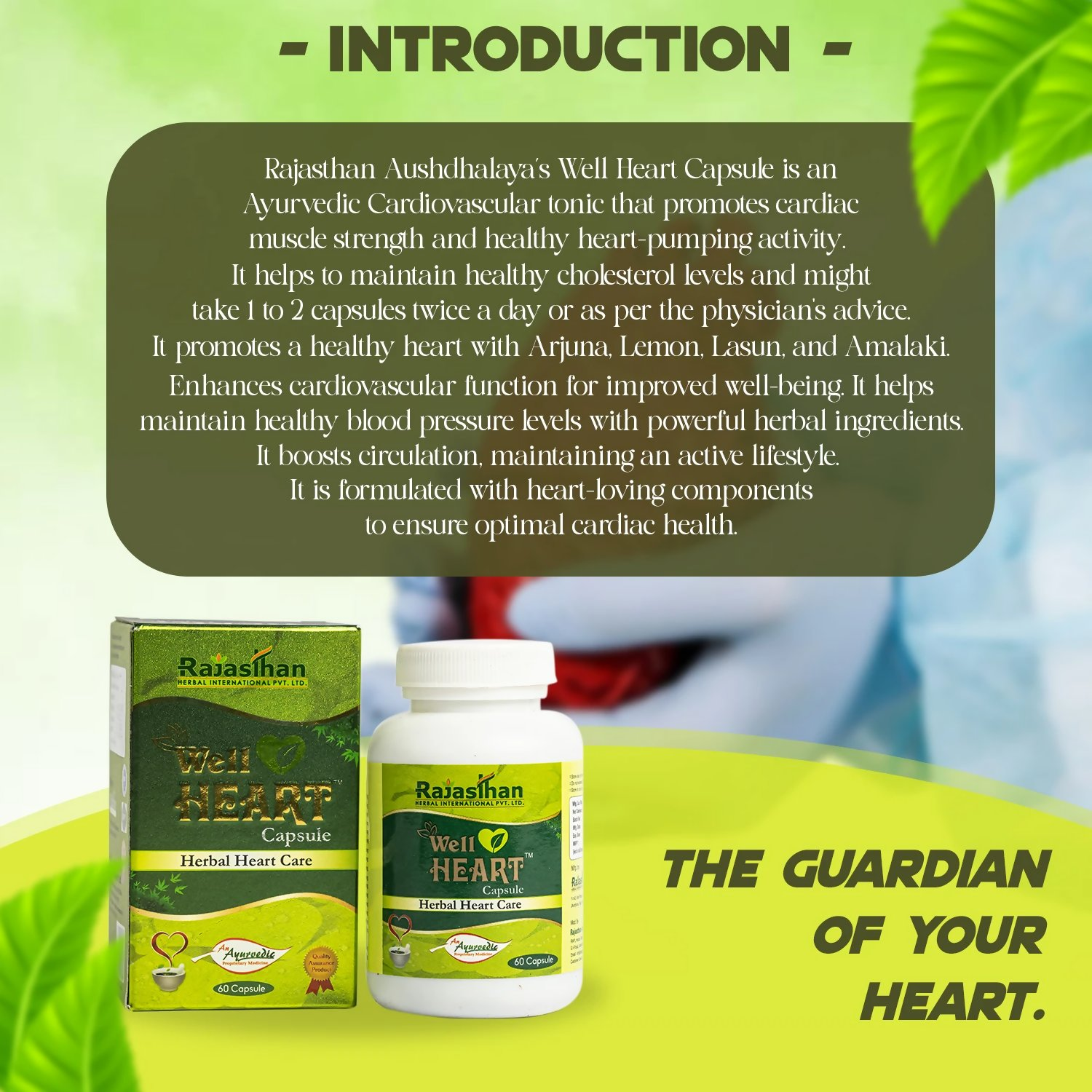 Rajasthan Herbals Well Heart Capsules 