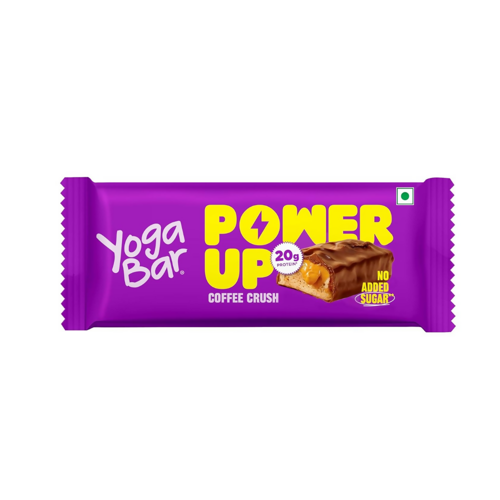 Yoga Bar Power Up 20g Protein Bar, Coffee Crush  Grab2Buy Yoga Bar Grab2Buy