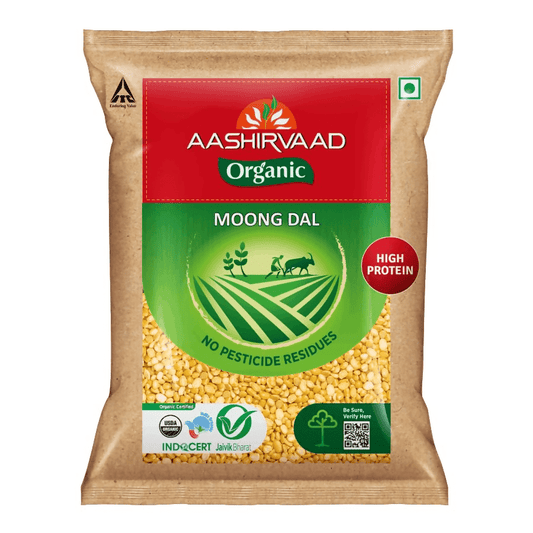 Aashirvaad Organic Moong Dal - Grab2buy