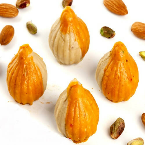 Ghasitaram Mango Twin Kaju Modaks 