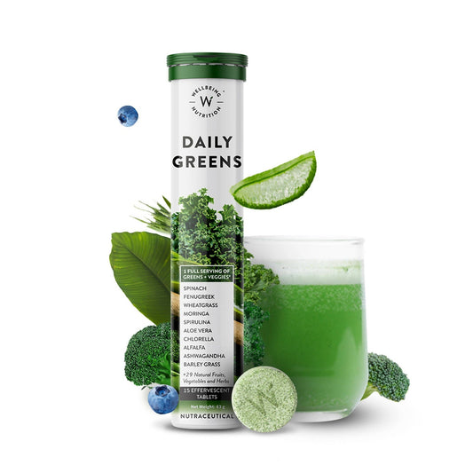 Wellbeing Nutrition Daily Greens Effervescent Tablets 
