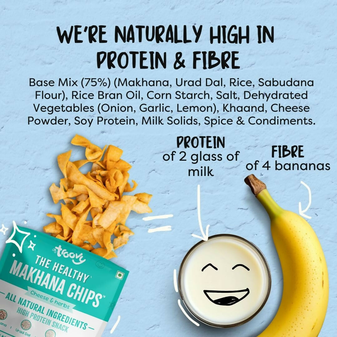 Troovy Makhana Chips Tasty & High Protein Snacks  Grab2Buy Troovy Grab2Buy