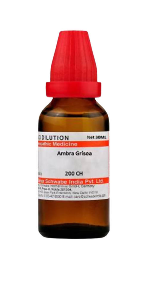 Dr. Willmar Schwabe India Ambra Grisea Dilution 