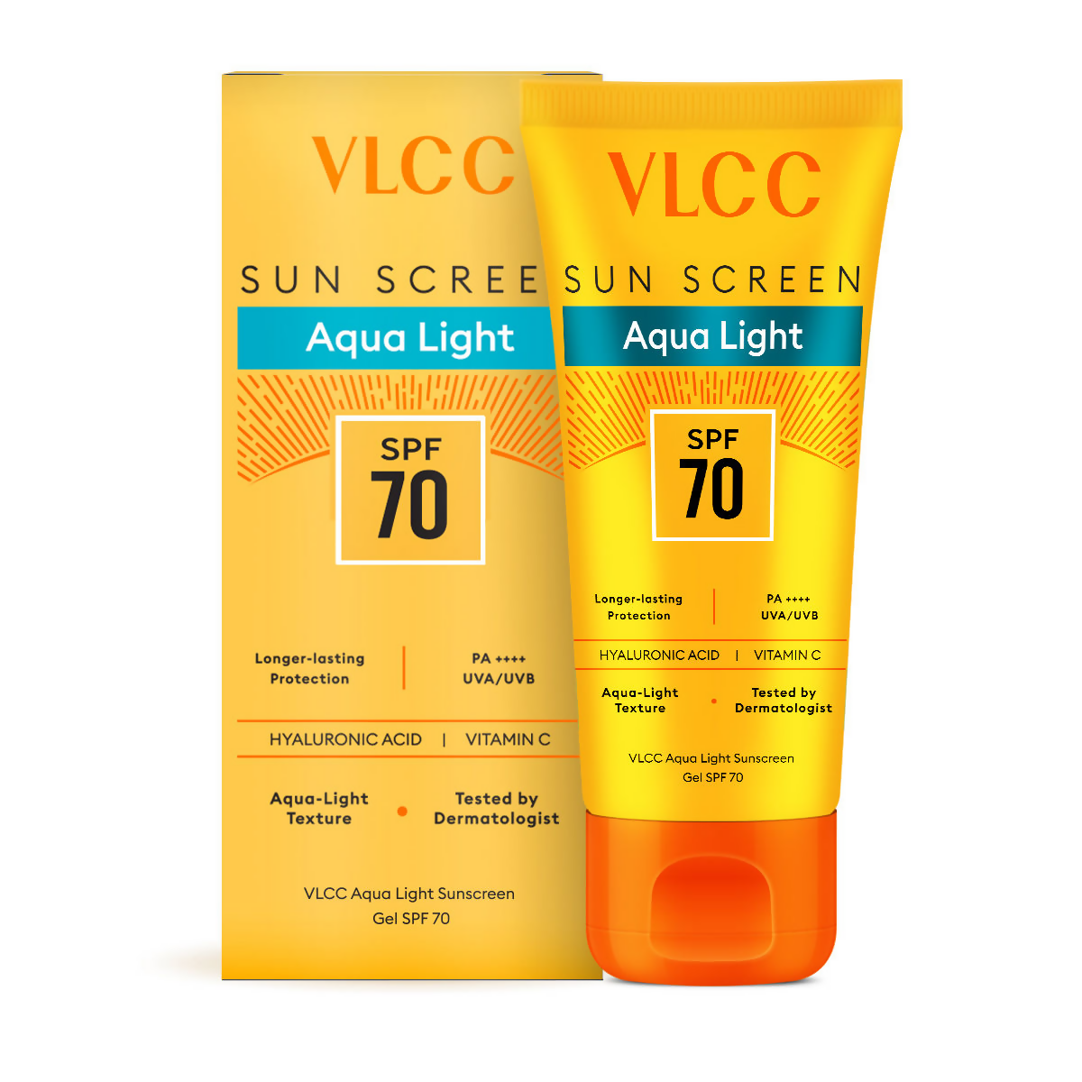 VLCC Aqua Light Sunscreen Gel SPF 70 PA++++  Grab2Buy VLCC Grab2Buy