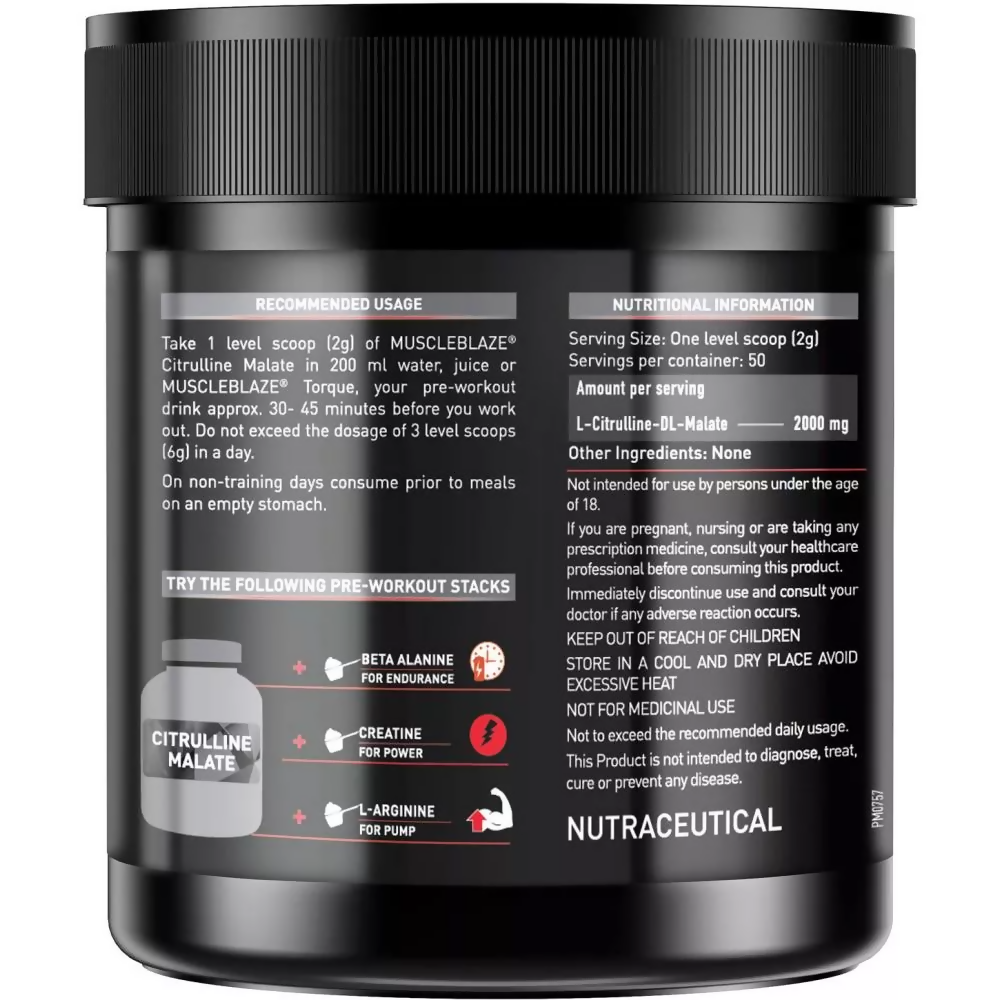 MuscleBlaze Citrulline Malate 