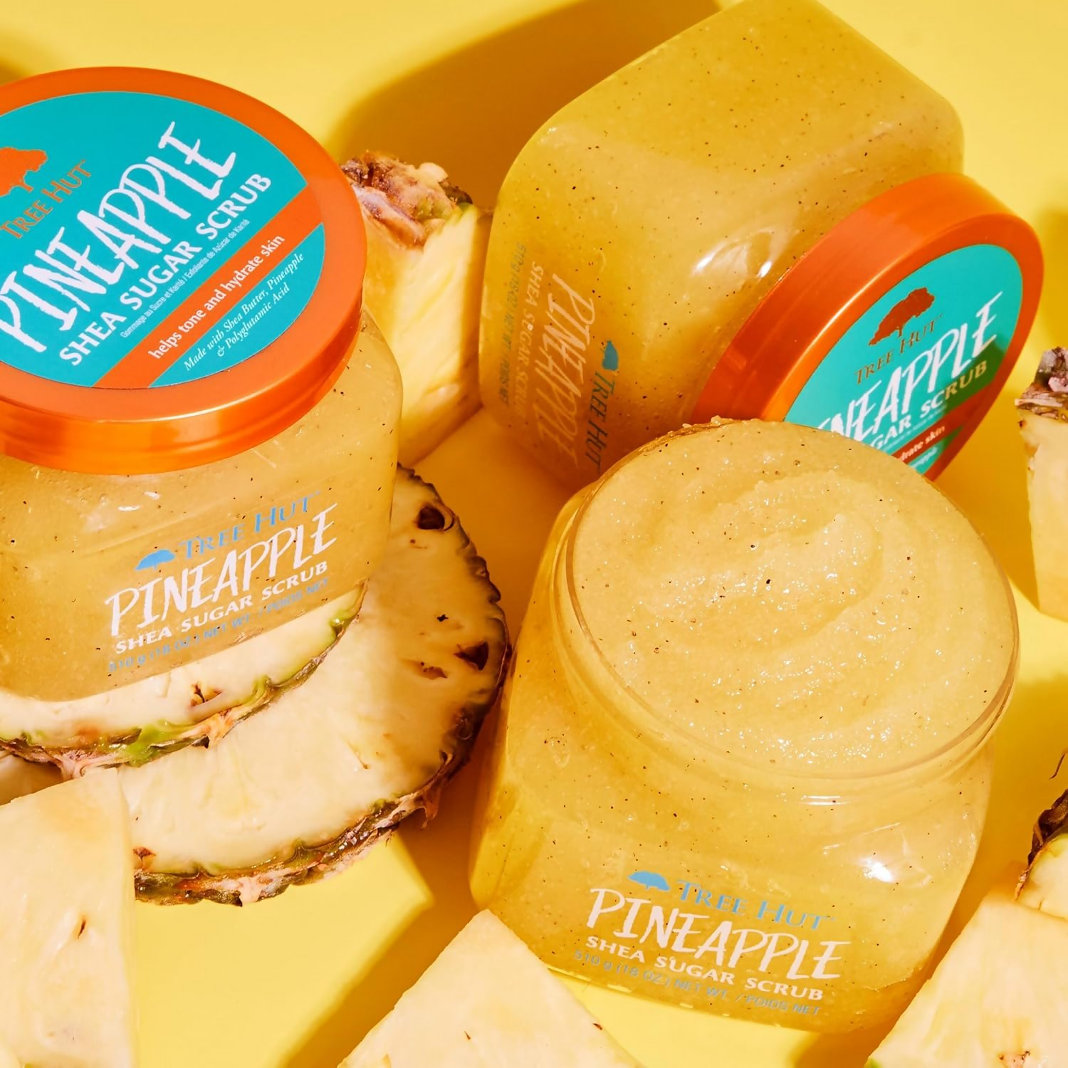 Tree Hut Pineapple Shea Sugar Scrub  Grab2Buy Tree Hut Grab2Buy