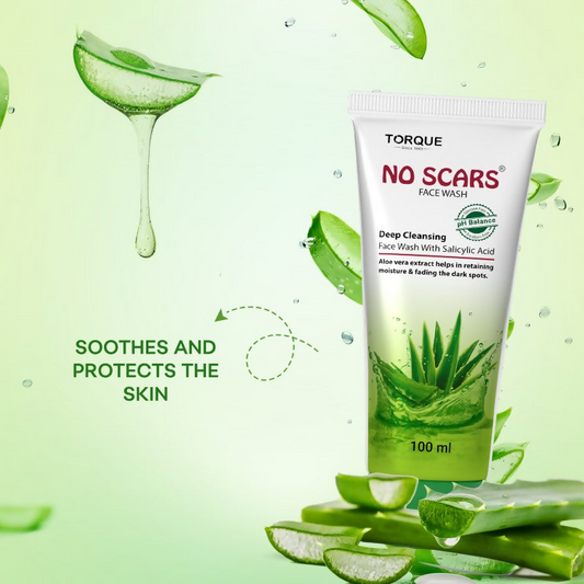 Torque's No Scars Aloevera Face Wash For Deep Cleansing