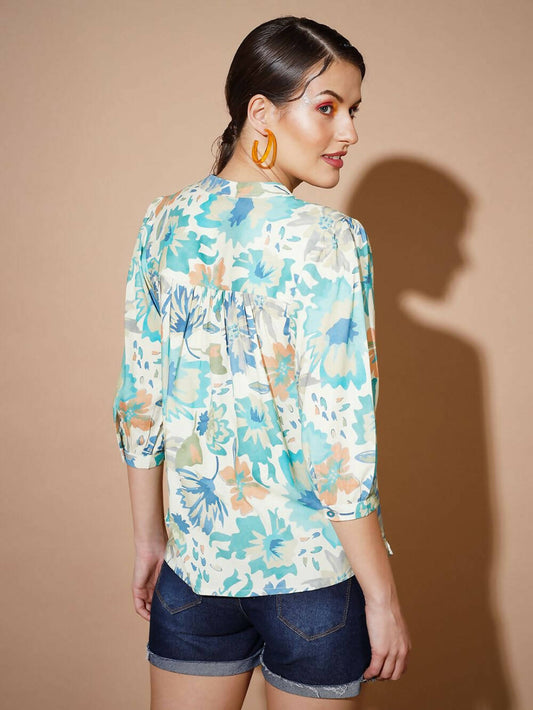 Myshka Women Multi Floral Tops - Grab2buy