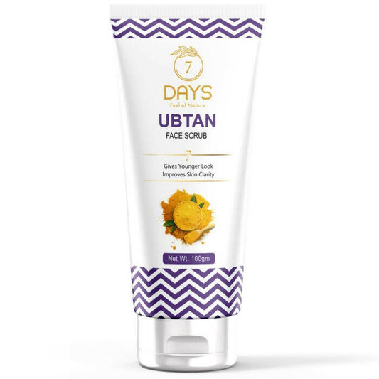 7 Days Ubtan Face Scrub with Turmeric & Walnut 