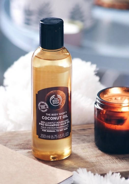 The Body Shop Coconut Oil Brillantly Nourishing Pre-Shampoo Hair Oil  Grab2Buy The Body Shop Grab2Buy