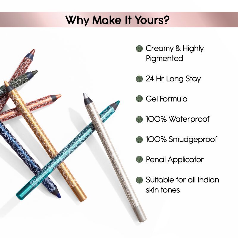 Kay Beauty By Katrina Kaif Gel Eye Pencil - Olive 