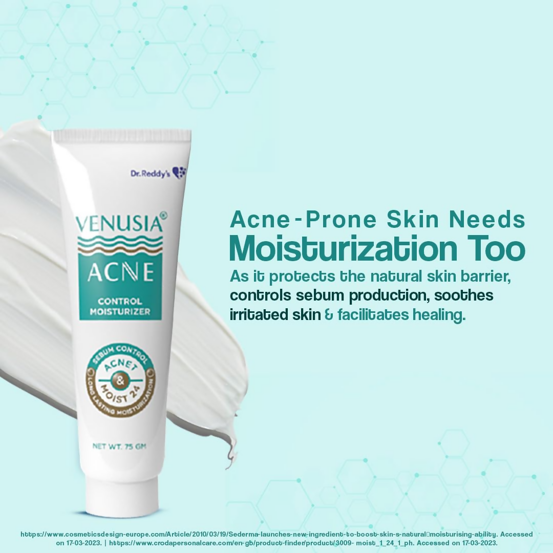Dr. Reddy's Venusia Acne Control Moisturizer For Oily & Acne Prone Skin  Grab2Buy Dr. Reddy's Grab2Buy