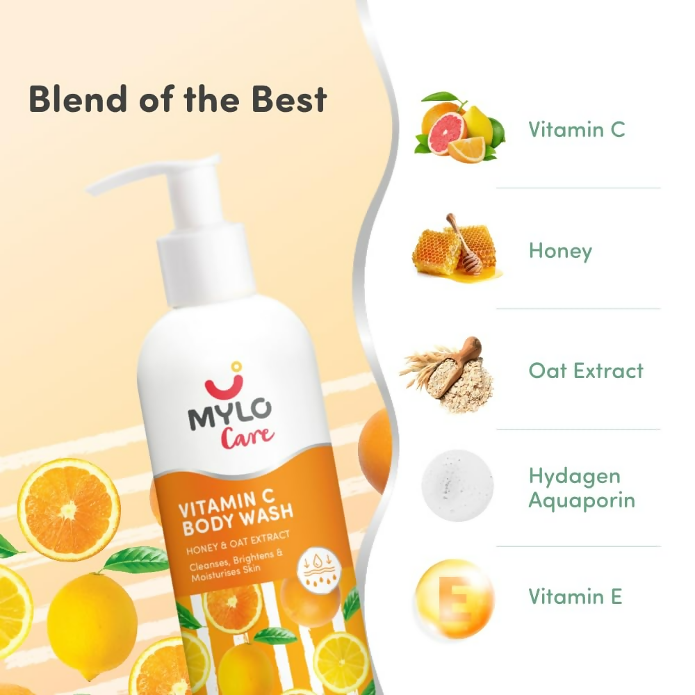 Mylo Care Vitamin C Body Wash with Honey  Grab2Buy Mylo Care Grab2Buy