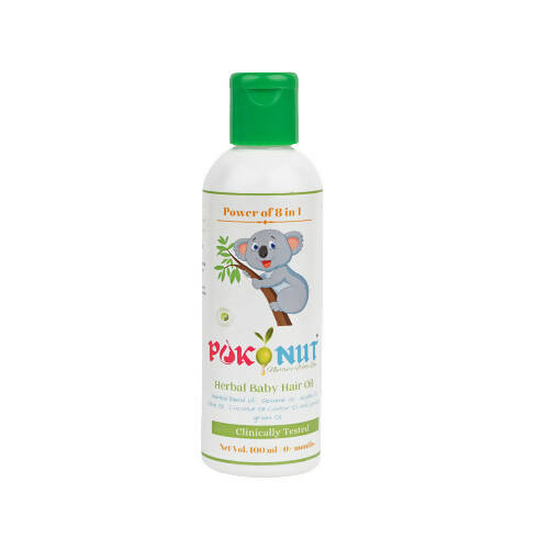 Pokonut Herbal Chemical Free Baby Hair Oil - Grab2buy